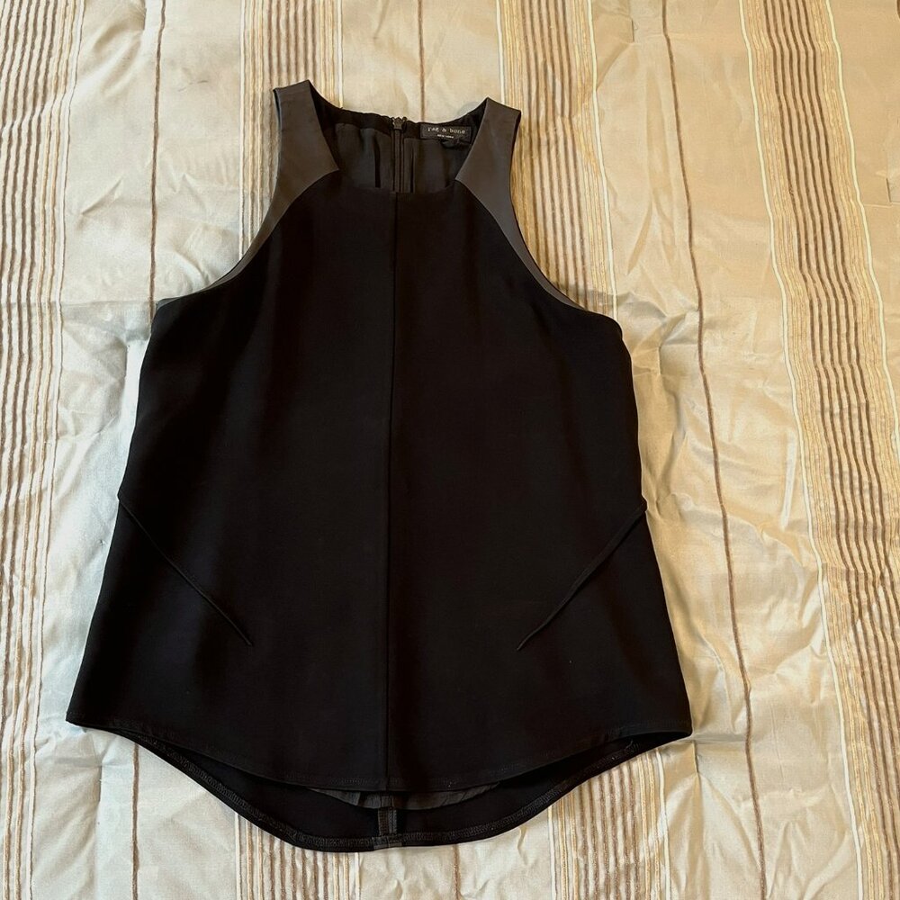 Rag & Bone Black Sleeveless Top - Size Small